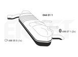 ERNST Endschalldämpfer 044011 für Opel GM