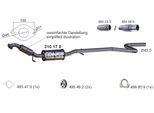 ERNST Mittelschalldämpfer 310178 für Ford MAZDA