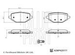 BLUE PRINT Bremsbelagsatz, Scheibenbremse adbp420171 Hinterachse für MITSUBISHI RENAULT
