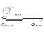 ERNST Vorschalldämpfer 313063 für Ford