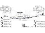 ERNST Mittelschalldämpfer 687041 für TOYOTA
