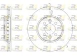 ROADHOUSE Bremsscheibe 6149910 Vorderachse 280mm 24mm für RENAULT DACIA