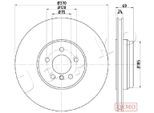 JAPKO Bremsscheibe 610127c Hinterachse belüftet 330mm 20mm für BMW