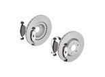 ATE Bremsensatz, Scheibenbremse 142022146 Vorderachse belüftet 284mm 22mm für Peugeot Vaughall Fiat Opel