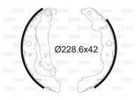 VALEO Bremsbackensatz 564104 Hinterachse für Mercedes DACIA