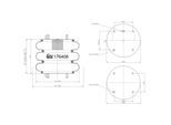 FEBI BILSTEIN Federbalg, Luftfederung 176408 286mm