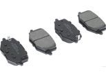 HERTH+BUSS JAKOPARTS Bremsbelagsatz, Scheibenbremse j3611013 Hinterachse für MITSUBISHI INFINITI RENAULT