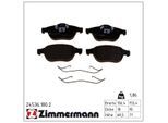 ZIMMERMANN Bremsbelagsatz, Scheibenbremse 245361802 Vorderachse für RENAULT