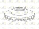 ROADHOUSE Bremsscheibe nsx116920 Vorderachse belüftet 375mm 45mm für RENAULT
