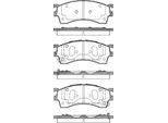 TRISCAN Bremsbelagsatz, Scheibenbremse 811050005 für MAZDA