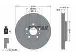 TEXTAR Bremsscheibe 92257903 280mm 26mm für Mercedes RENAULT
