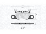 MAGNETI MARELLI Bremsbelagsatz, Scheibenbremse 363700465044 für Porsche