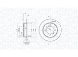 MAGNETI MARELLI Bremsscheibe 360406051701 voll 260mm 10mm für Volvo MITSUBISHI PROTON