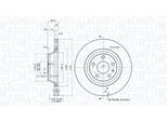 MAGNETI MARELLI Bremsscheibe 360406075101 310mm 22mm für Audi