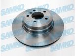 SAMKO Bremsscheibe b2053v belüftet 345mm 24mm für BMW