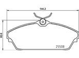 MAGNETI MARELLI Bremsbelagsatz, Scheibenbremse 363700482003 für TATA SATURN