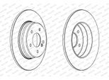 FERODO Bremsscheibe ddf963c 290mm 10mm für Peugeot Mercedes