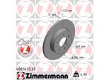ZIMMERMANN Bremsscheibe 400142520 Vorderachse voll 284mm 12mm für Mercedes