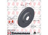 ZIMMERMANN Bremsscheibe 430261552 Vorderachse Gelocht 321mm 30mm für Opel GM BUICK
