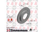 ZIMMERMANN Bremsscheibe COAT Z 540249920 Vorderachse belüftet 287mm 17mm für Suzuki