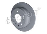 TOPRAN Bremsscheibe 820608 Hinterachse voll 262mm 10mm für KIA