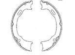HELLA Bremsbackensatz, Feststellbremse 8da355051241 für AMC JEEP