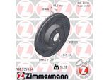 ZIMMERMANN Bremsscheibe 100335954 Vorderachse links Geschlitzt 345mm 30mm für Audi