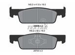 TEXTAR Bremsbelagsatz, Scheibenbremse 2262601 für RENAULT SMART