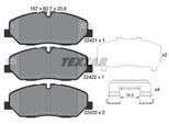 TEXTAR Bremsbelagsatz, Scheibenbremse 2242101 für HYUNDAI
