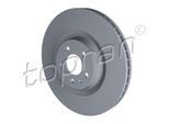 TOPRAN Bremsscheibe 116385 Vorderachse belüftet 356mm 34mm für CUPRA