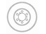 A.B.S. Bremsscheibe 15957 voll 280mm 16mm für Iveco ALFAROME/Fiat/LANCI