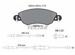 TEXTAR Bremsbelagsatz, Scheibenbremse 2327601 für Citroën