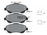 TEXTAR Bremsbelagsatz, Scheibenbremse 2376802 für TOYOTA