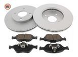 MAPCO Bremsensatz, Scheibenbremse 47654hps Vorderachse belüftet 258mm 22mm für Ford MAZDA