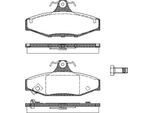 TRISCAN Bremsbelagsatz, Scheibenbremse 811010539 für DAEWOO