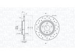 MAGNETI MARELLI Bremsscheibe 360406214902 voll 300mm 12mm für Audi (FAW)