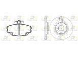 ROADHOUSE Bremsensatz, Scheibenbremse 814106 Vorderachse belüftet 259mm 20,6mm für RENAULT