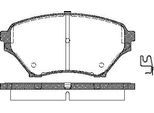 TRISCAN Bremsbelagsatz, Scheibenbremse 811050019 für MAZDA