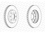 FERODO Bremsscheibe ddf1231c 240mm 21mm für HONDA