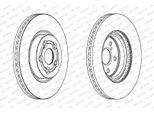 FERODO Bremsscheibe ddf1315c 295mm 26mm für TOYOTA