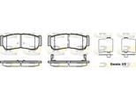 ROADHOUSE Bremsbelagsatz, Scheibenbremse 2123902 Hinterachse für HYUNDAI ALFAROME/Fiat/LANCI