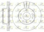 ROADHOUSE Bremsscheibe 647610 Vorderachse belüftet 280mm 24mm für VW Peugeot Citroën Fiat Citroën/Peugeot
