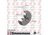 ZIMMERMANN Bremstrommel 470185500 Hinterachse für DACIA