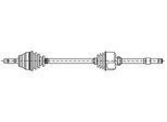 METELLI Antriebswelle 170137 für Citroën Peugeot