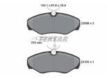 TEXTAR Bremsbelagsatz, Scheibenbremse 2309903 für RENAULT