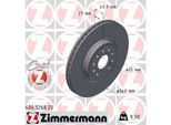 ZIMMERMANN Bremsscheibe 600326820 Vorderachse innenbelüftet 340mm 27mm für Ford VAG