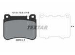 TEXTAR Bremsbelagsatz, Scheibenbremse 2394501 für Mercedes