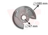 VAN WEZEL Spritzblech, Bremsscheibe 3758372 Vorderachse rechts für Opel