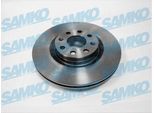 SAMKO Bremsscheibe f2001vr belüftet 284mm 22mm für Opel Fiat Vaughall