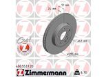 ZIMMERMANN Bremsscheibe 400553720 Vorderachse belüftet 295mm 24mm für Mercedes